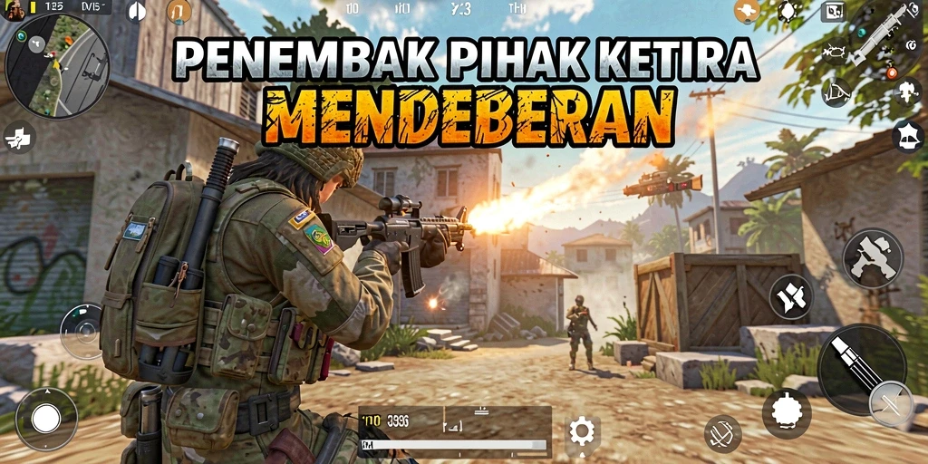Tampilan aksi mendebarkan dalam gameplay D06 dengan grafis menawan.