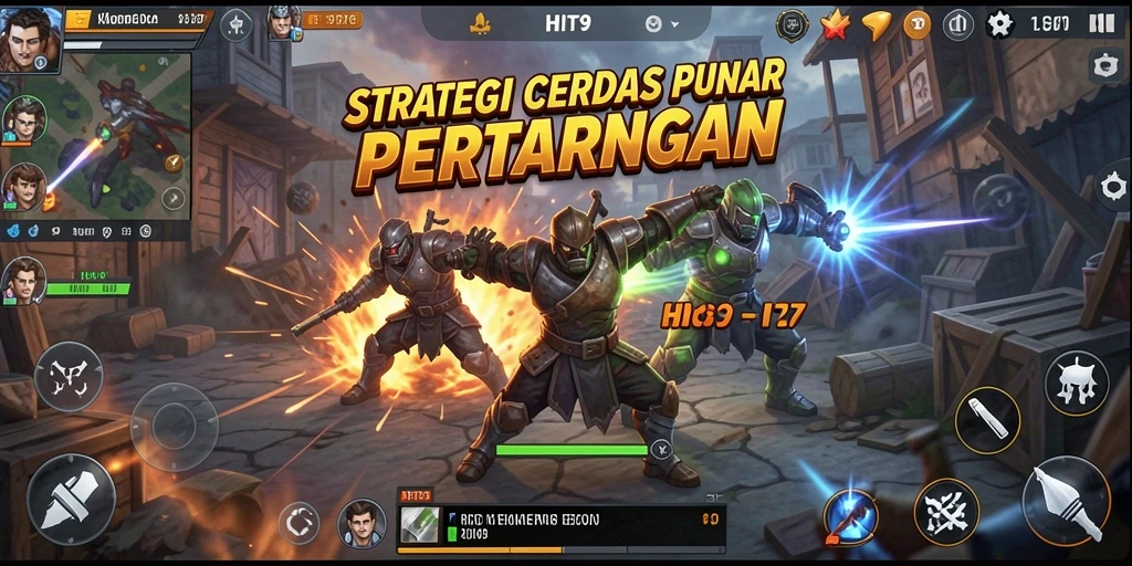 Tampilan gameplay HIT9 yang intens dan menantang.