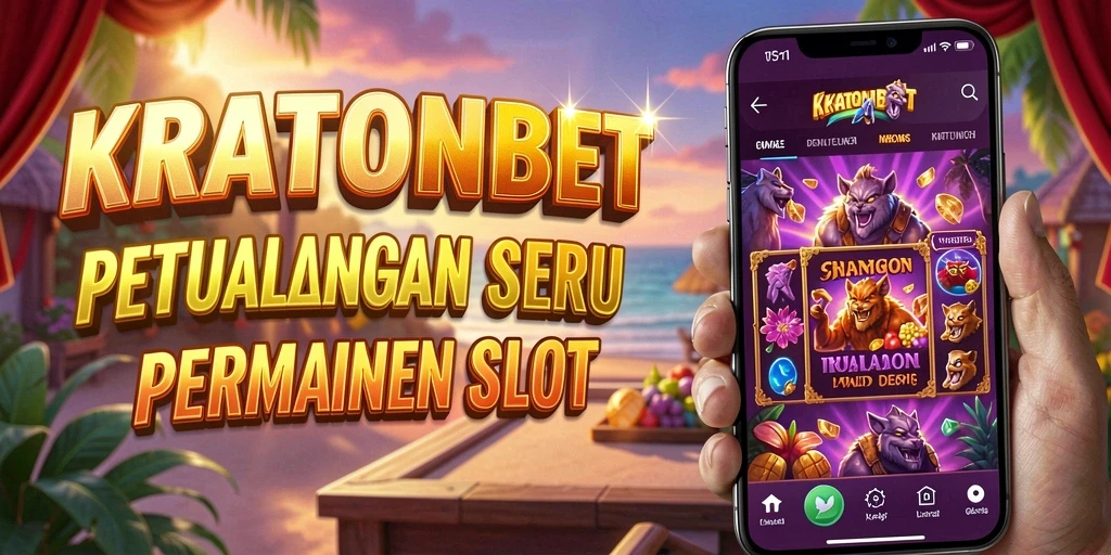 Screenshot KRATONBET menampilkan momen seru dari permainan Slot.