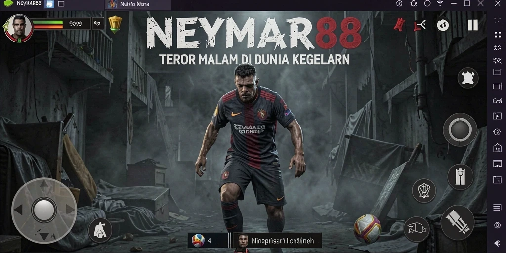 Tampilan gameplay mencekam dari NEYMAR88.