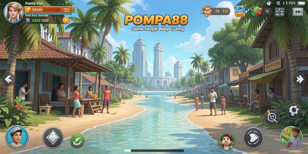 Tampilan gameplay POMPA88 yang seru dan menarik.