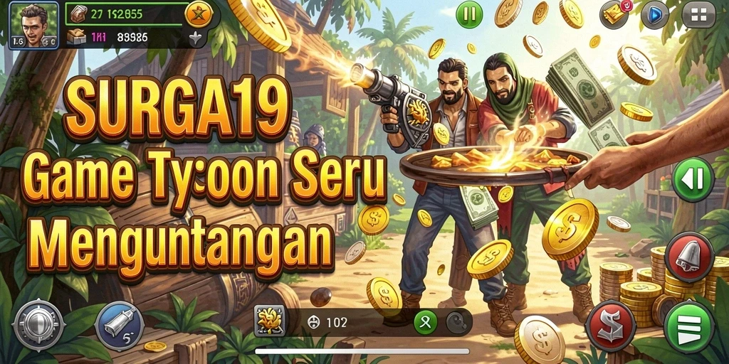 Tangkapan layar SURGA19 menampilkan momen seru dalam gameplay Tycoon.