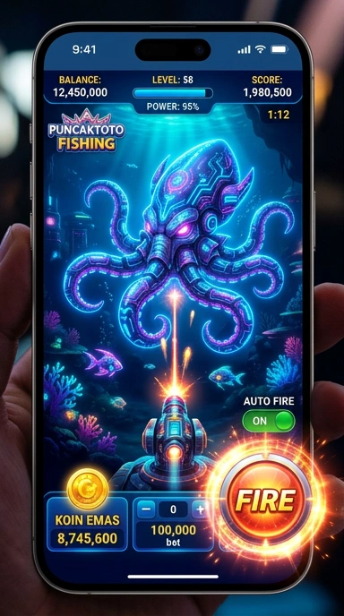 Screenshot daftar aplikasi populer di Puncaktoto.